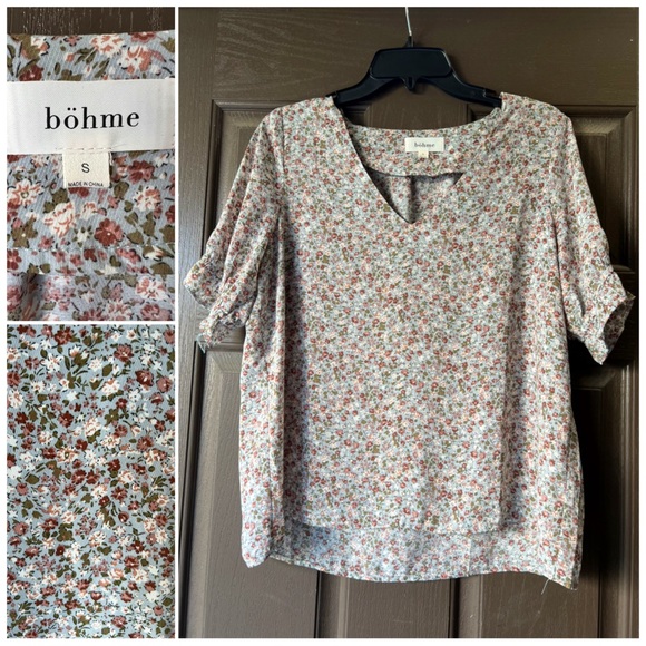 bohme Tops - BOHME Floral Blouse